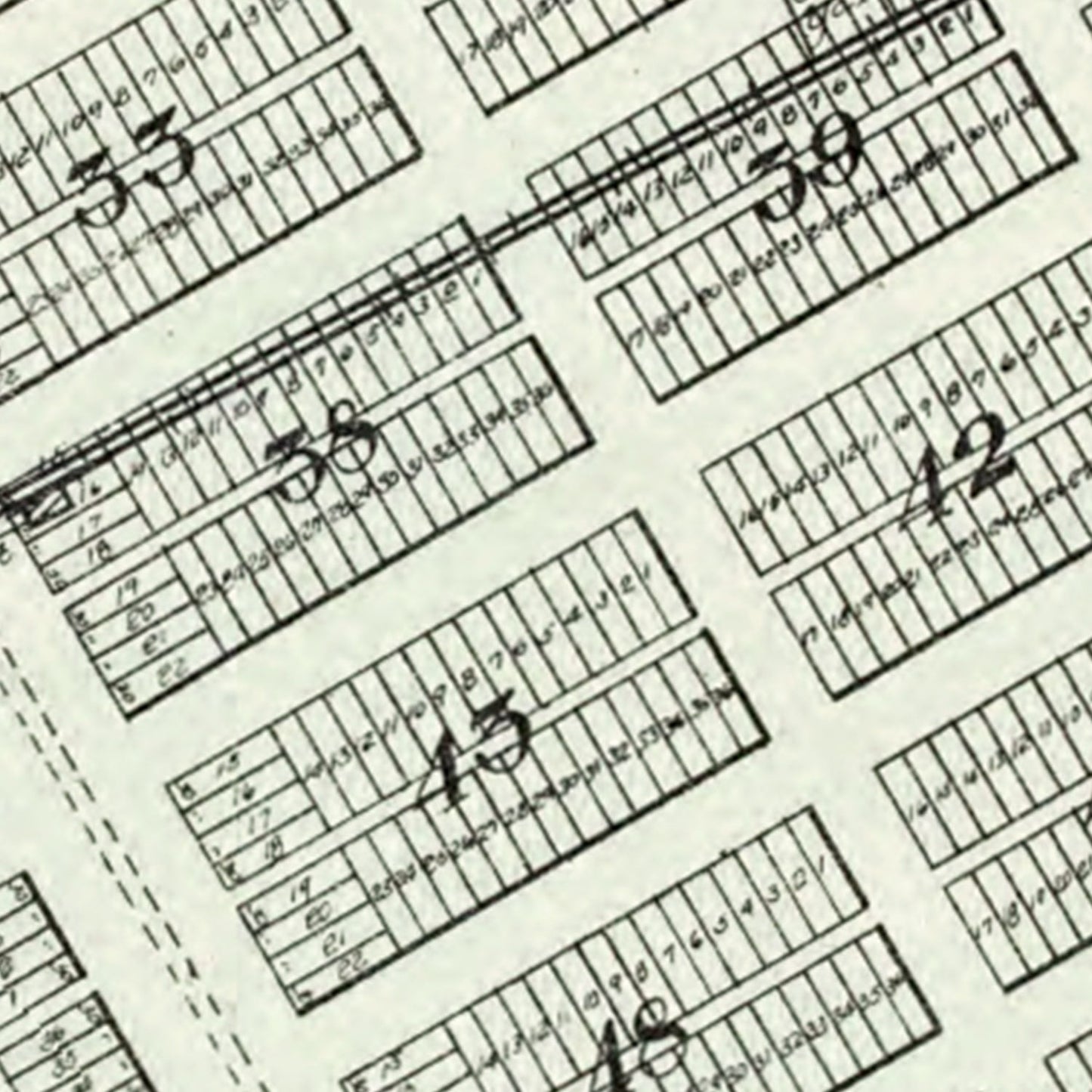 Vintage Map of Ogden, Kansas, 1909