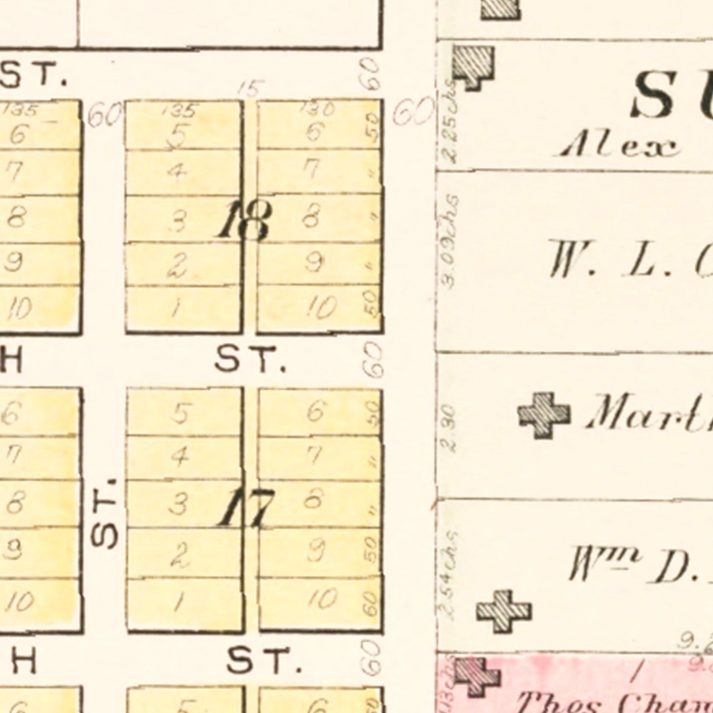 Vintage Map of Bolckow, Missouri, 1909