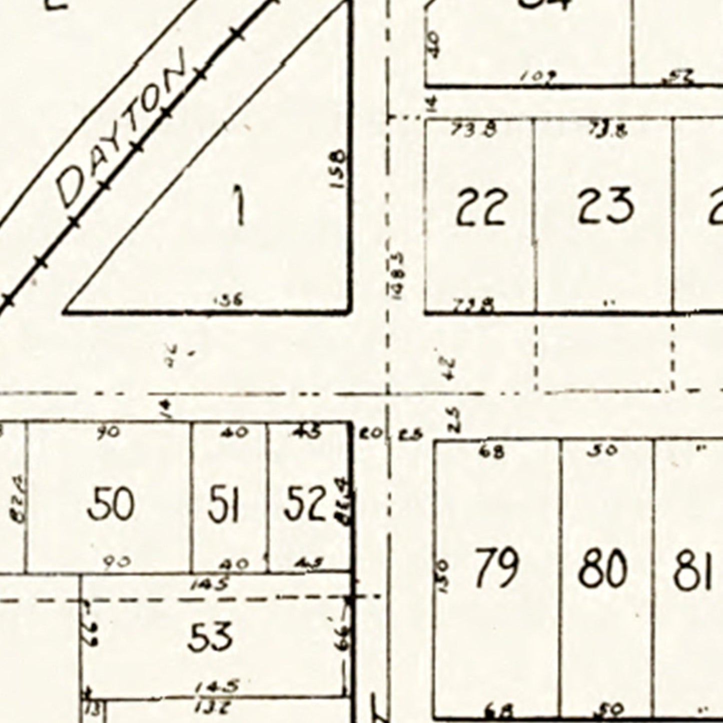 Vintage Map of Rudolph Township, Wood County, Ohio, 1912