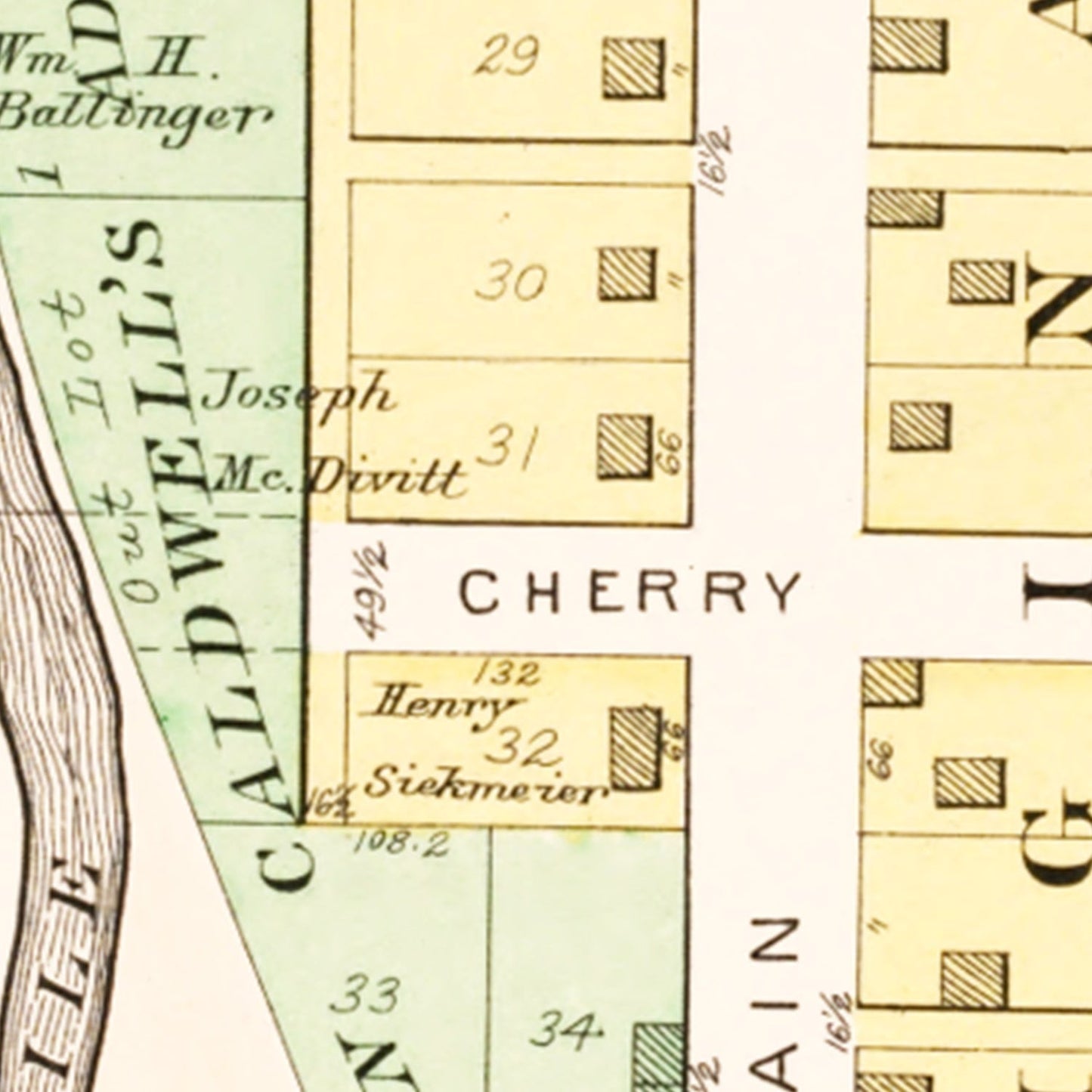 Vintage Map of Fair Haven, Ohio, 1912