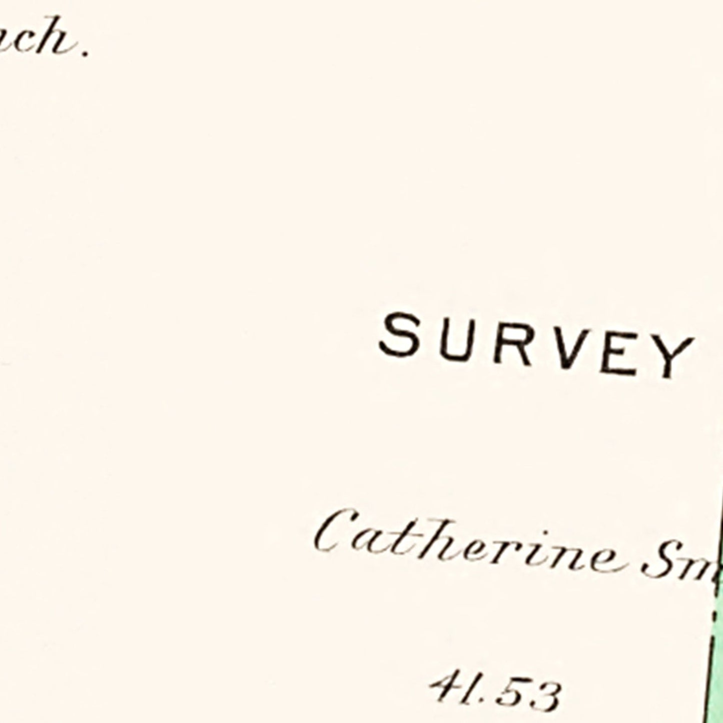 Vintage Map of Milledgeville, Ohio, 1913