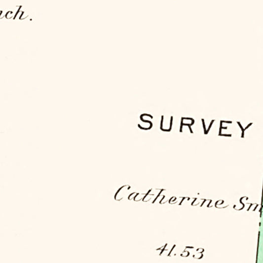 Vintage Map of Milledgeville, Ohio, 1913