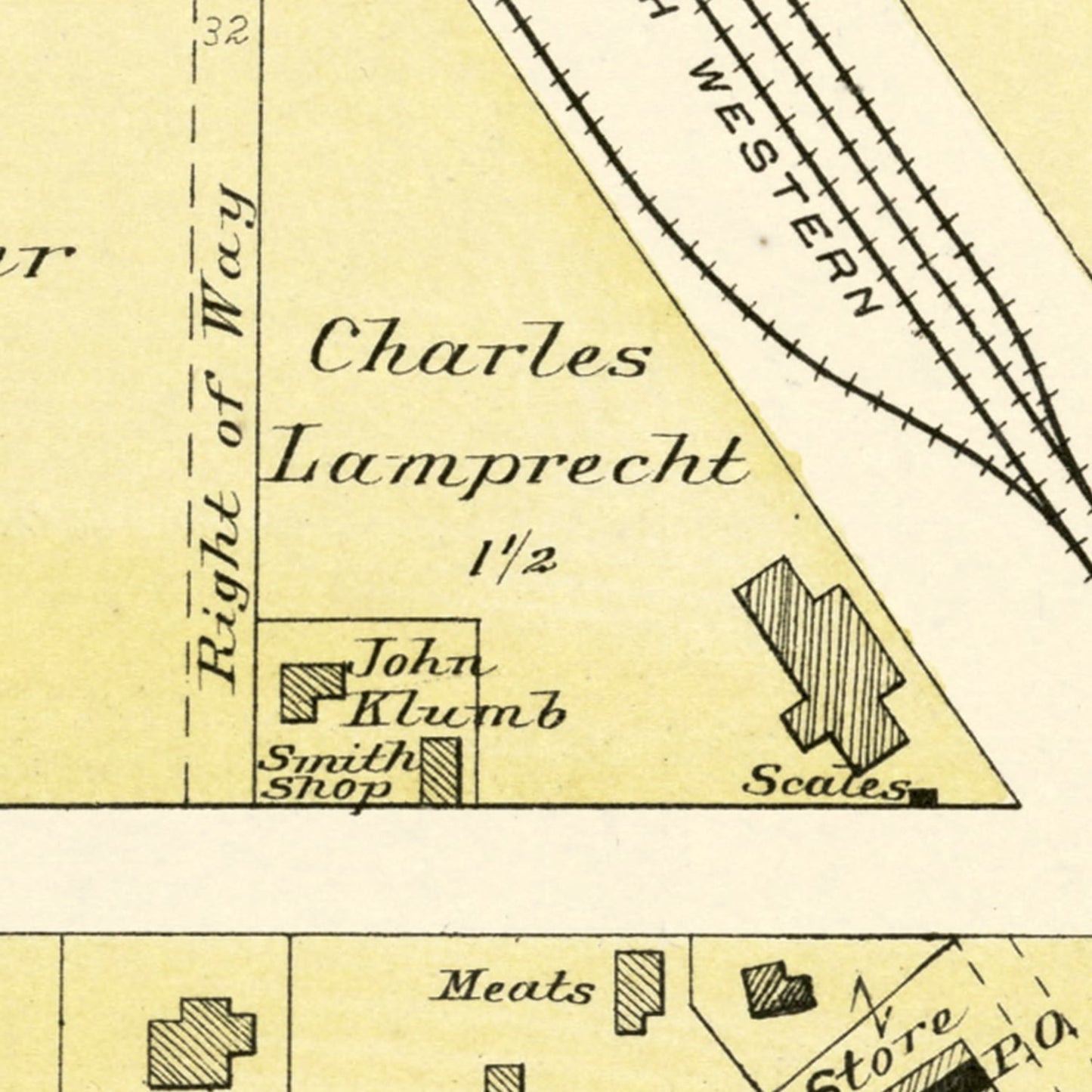 Vintage Map of Rockfield, Wisconsin, 1915