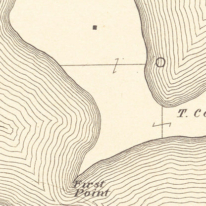 Vintage Lake Washington, Minnesota Map, 1921