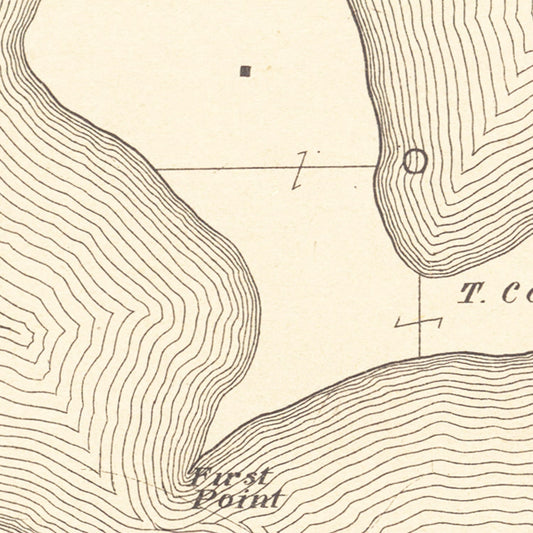 Vintage Lake Washington, Minnesota Map, 1921