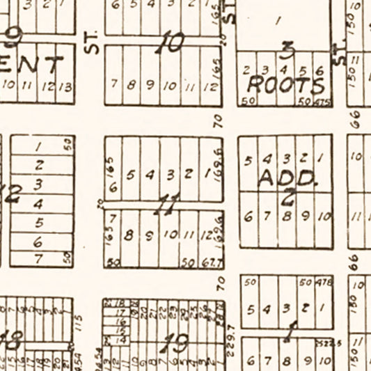 Vintage Map of Elysian, Minnesota, 1928