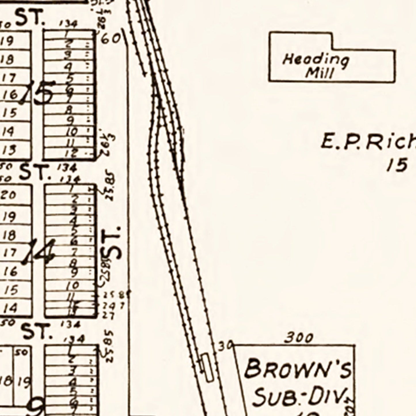 Vintage Map of Montgomery, Minnesota, 1928