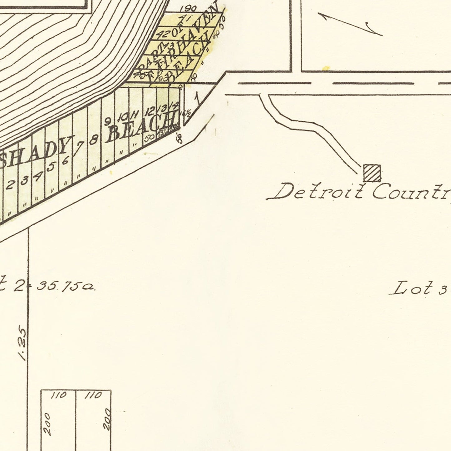 Vintage Map of Shoreham, Minnesota, 1929