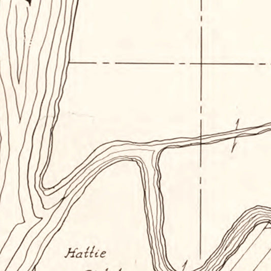 Vintage Map of Bristol, Indiana, 1929