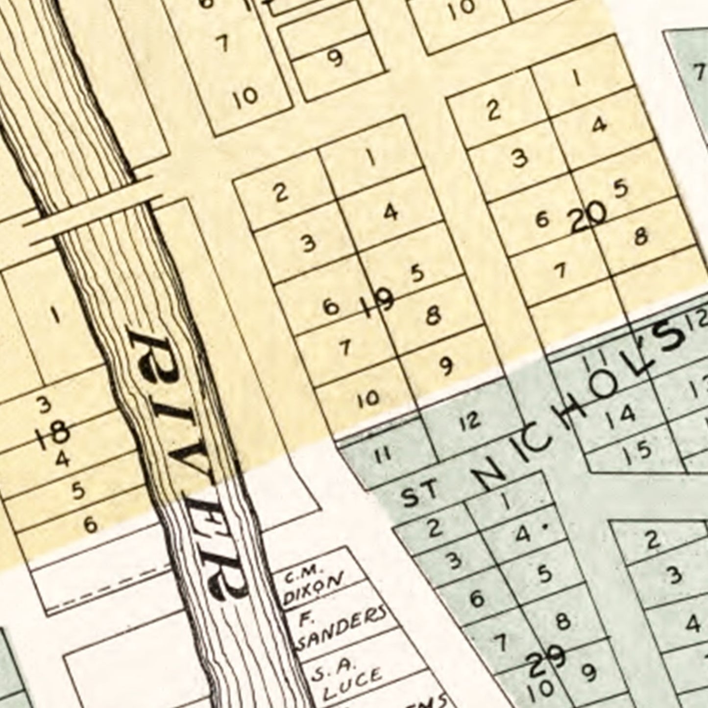 Vintage Map of Albany, Wisconsin, 1931