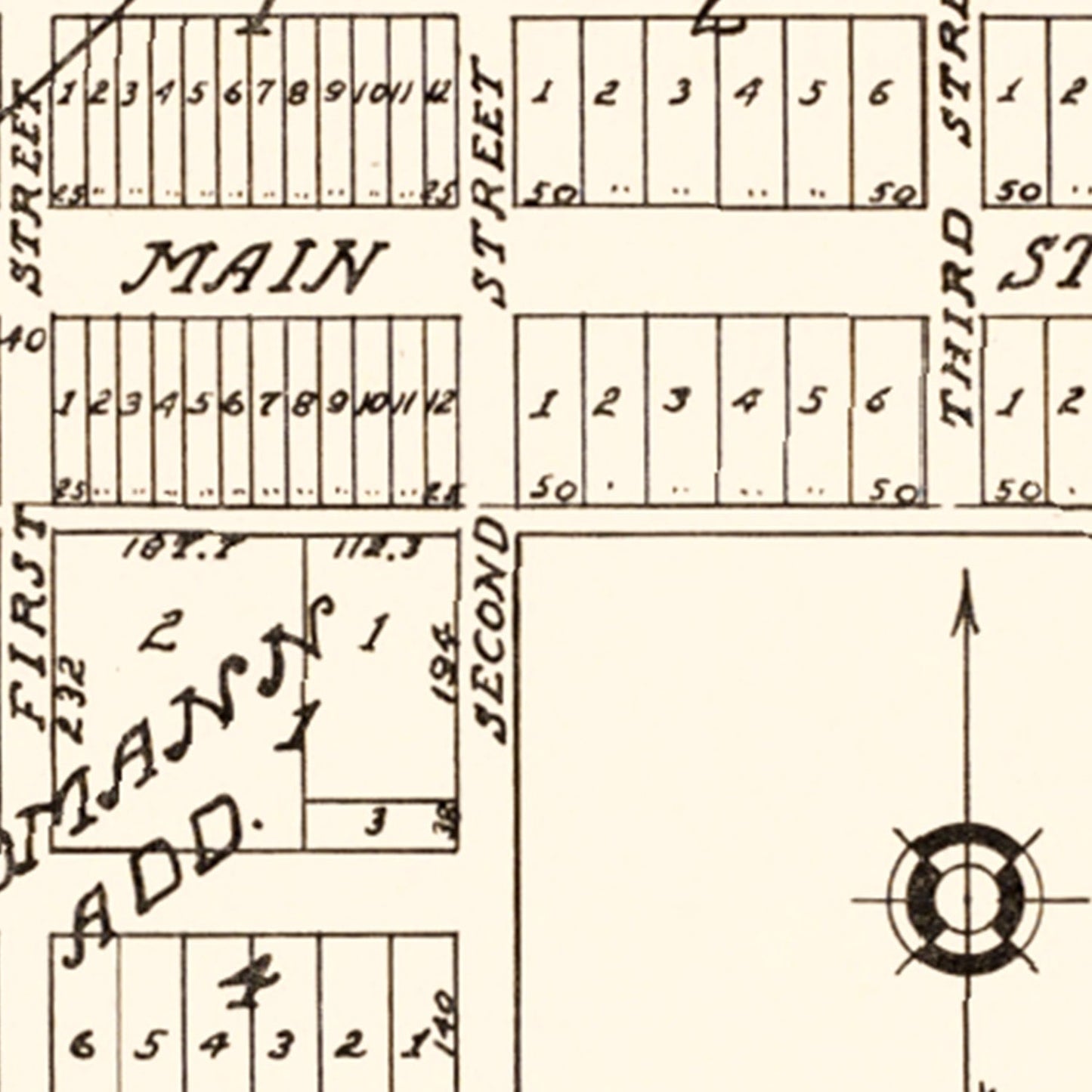 Vintage Map of Spring Brook, North Dakota, 1937