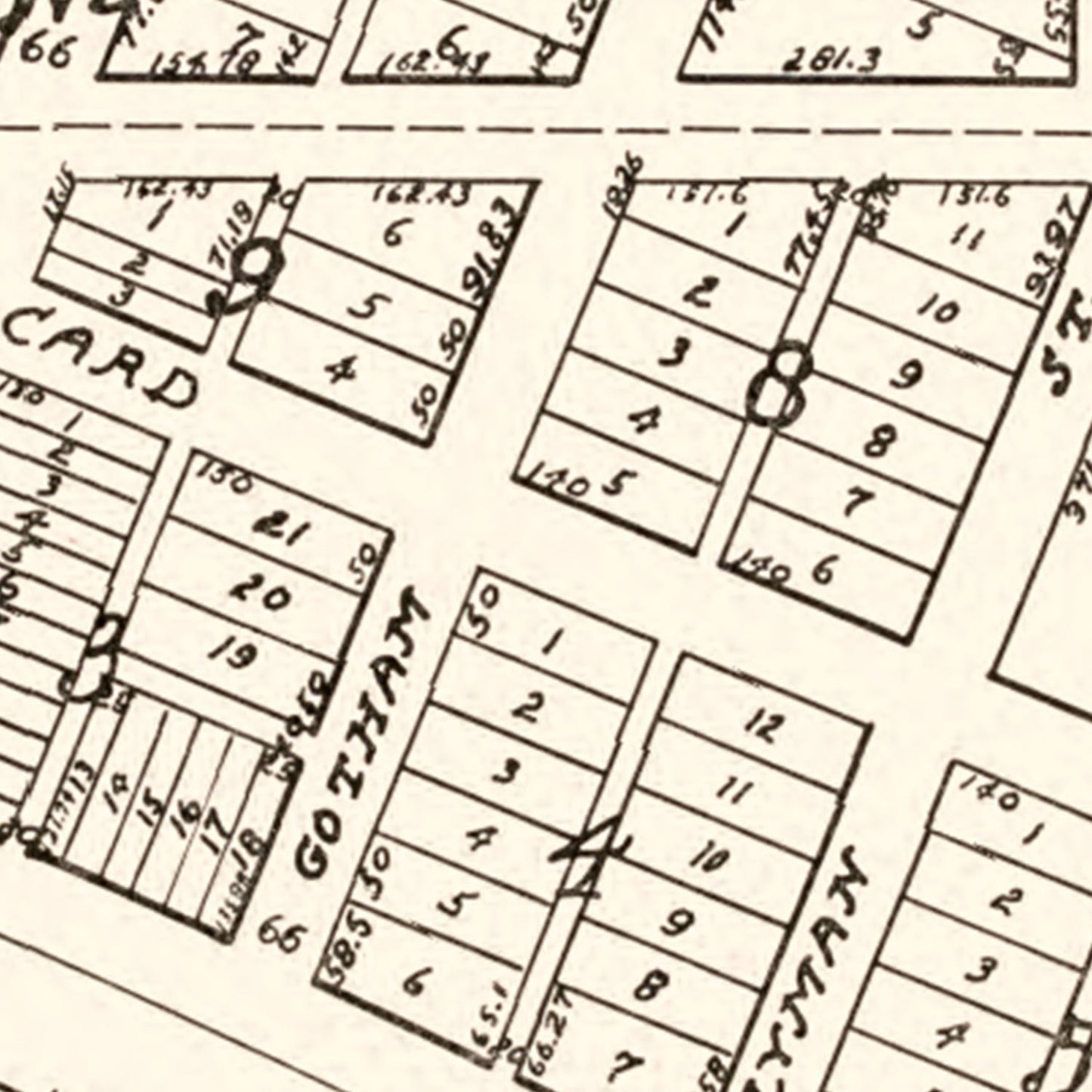Vintage Map of Hanks, North Dakota, 1937