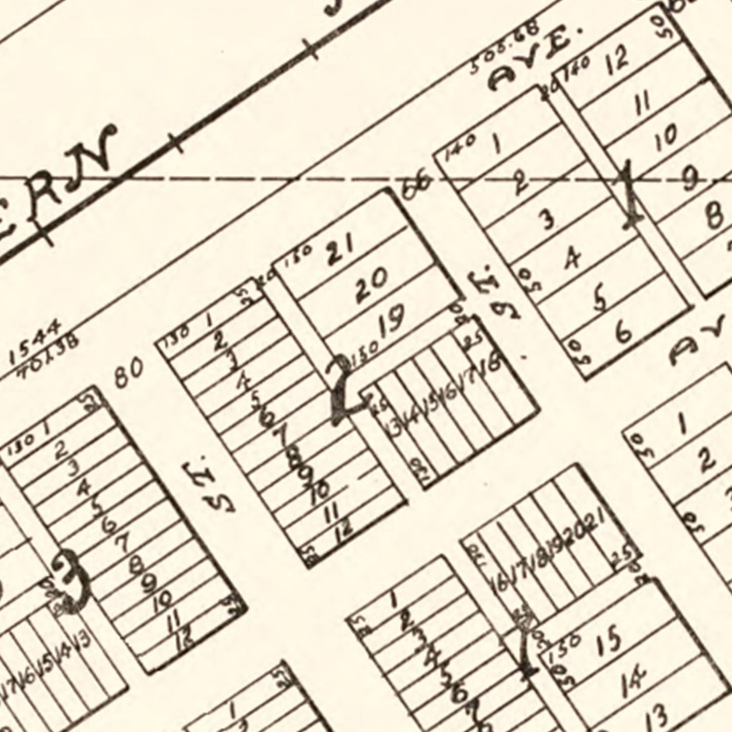 Vintage Map of Alamo, North Dakota, 1937