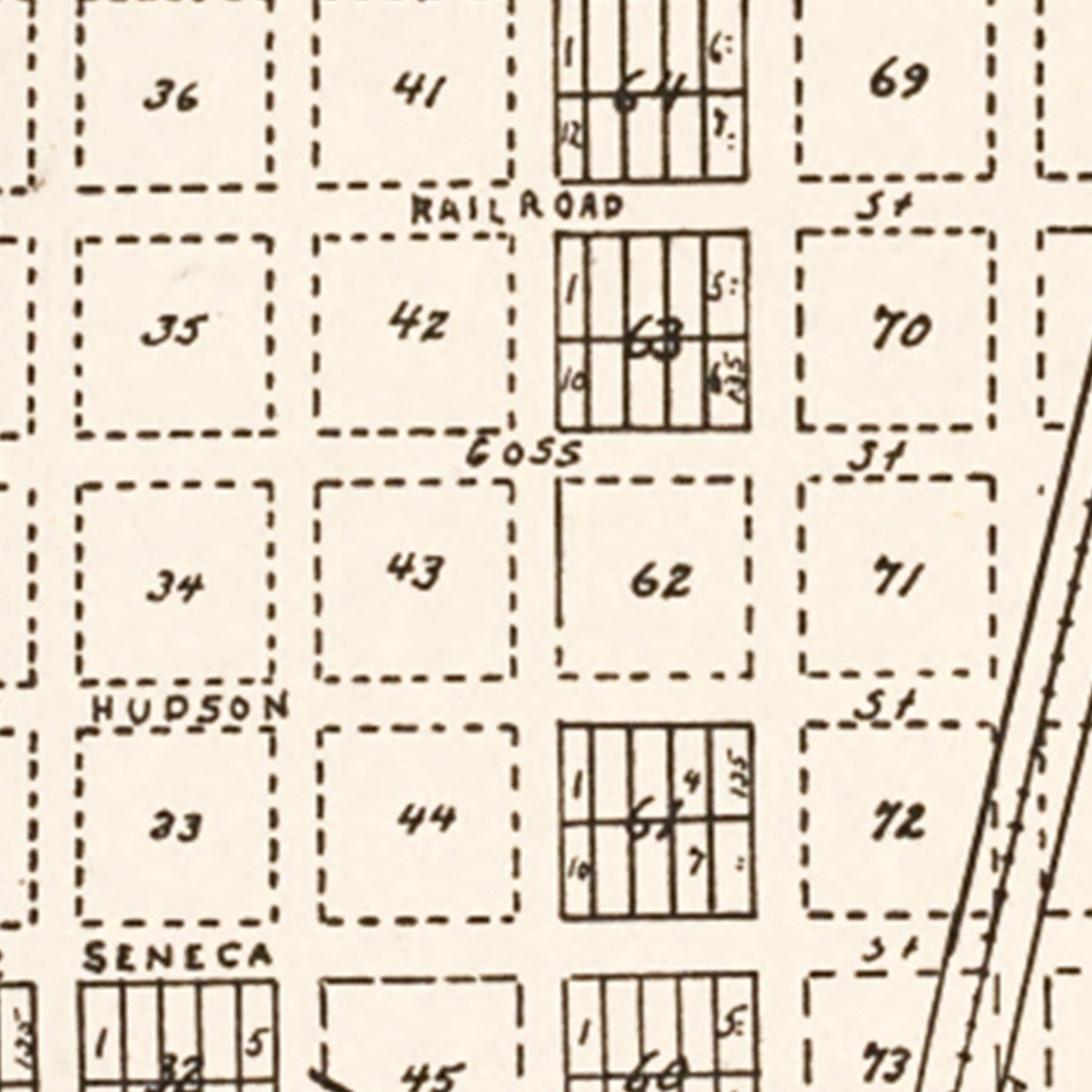 Vintage Map of Lakeland, Minnesota, 1938