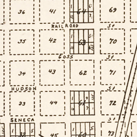 Vintage Map of Lakeland, Minnesota, 1938