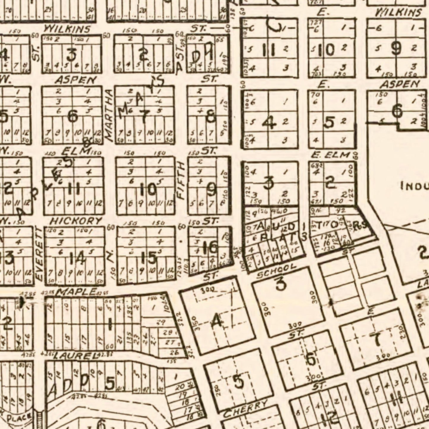 Vintage Map of Stillwater, Minnesota, 1938