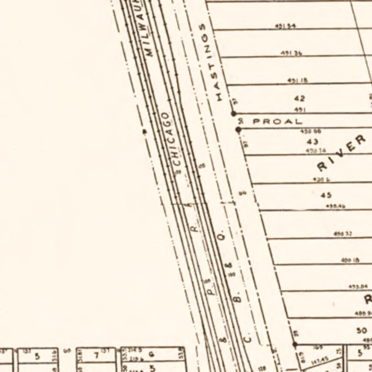 Vintage Map of Newport, Minnesota, 1938