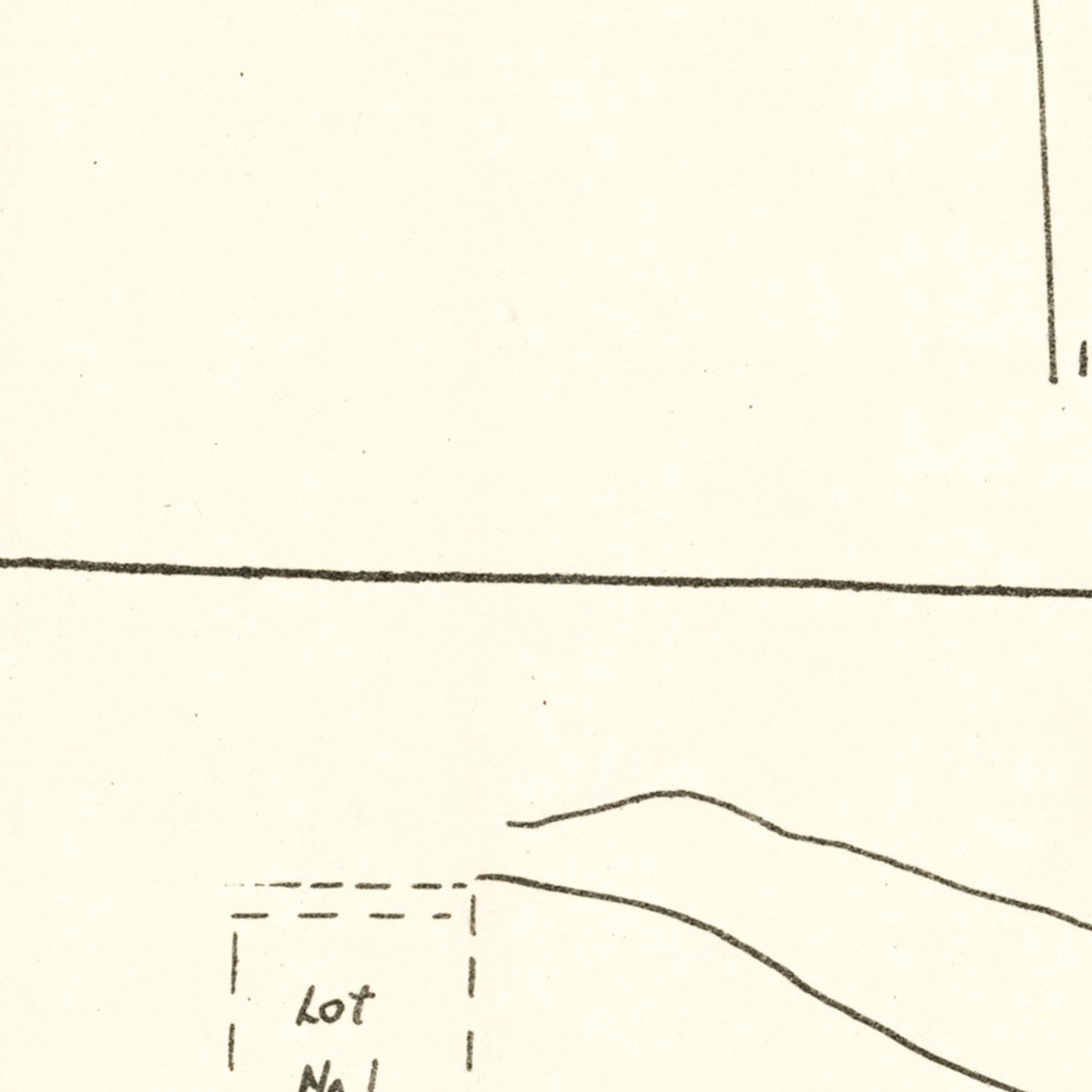 Vintage Map of Loon Lake, Indiana, 1939
