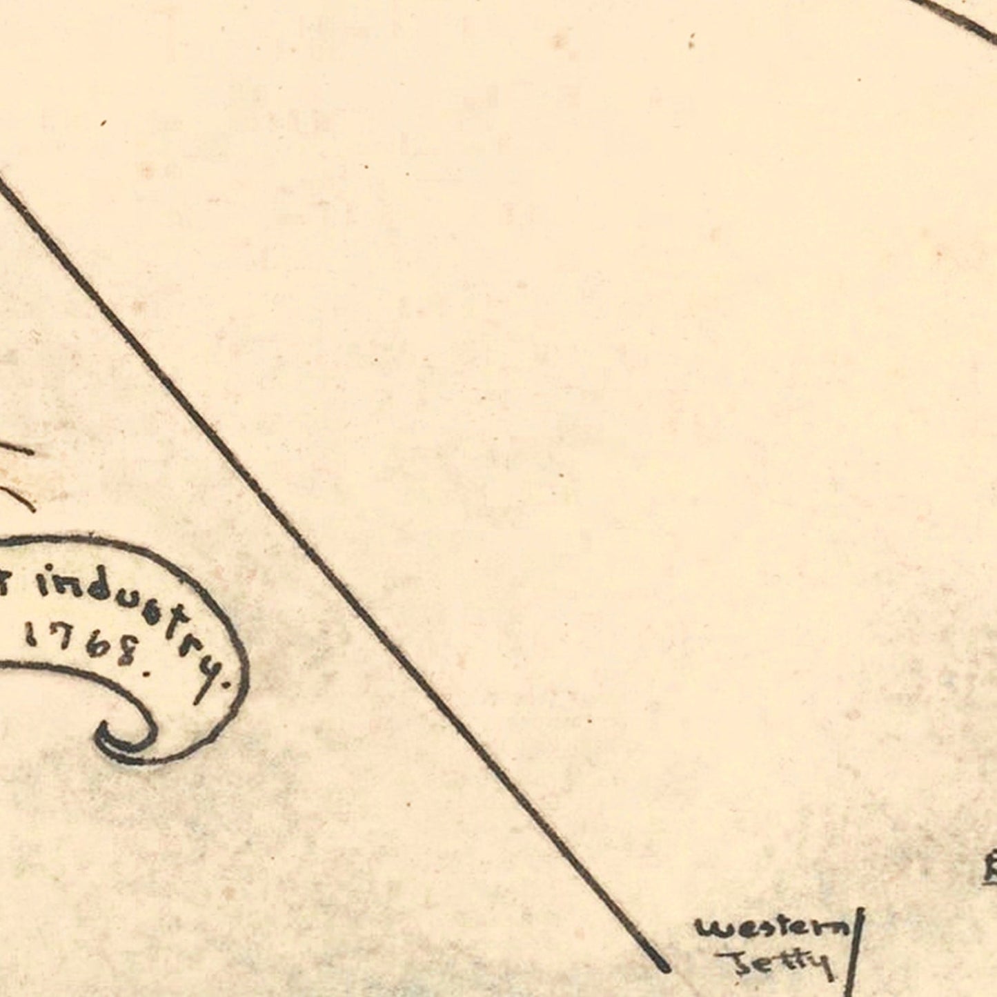 Vintage Map of Nantucket, Massachusetts, 1930