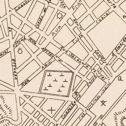 Vintage Macao Map, 1943
