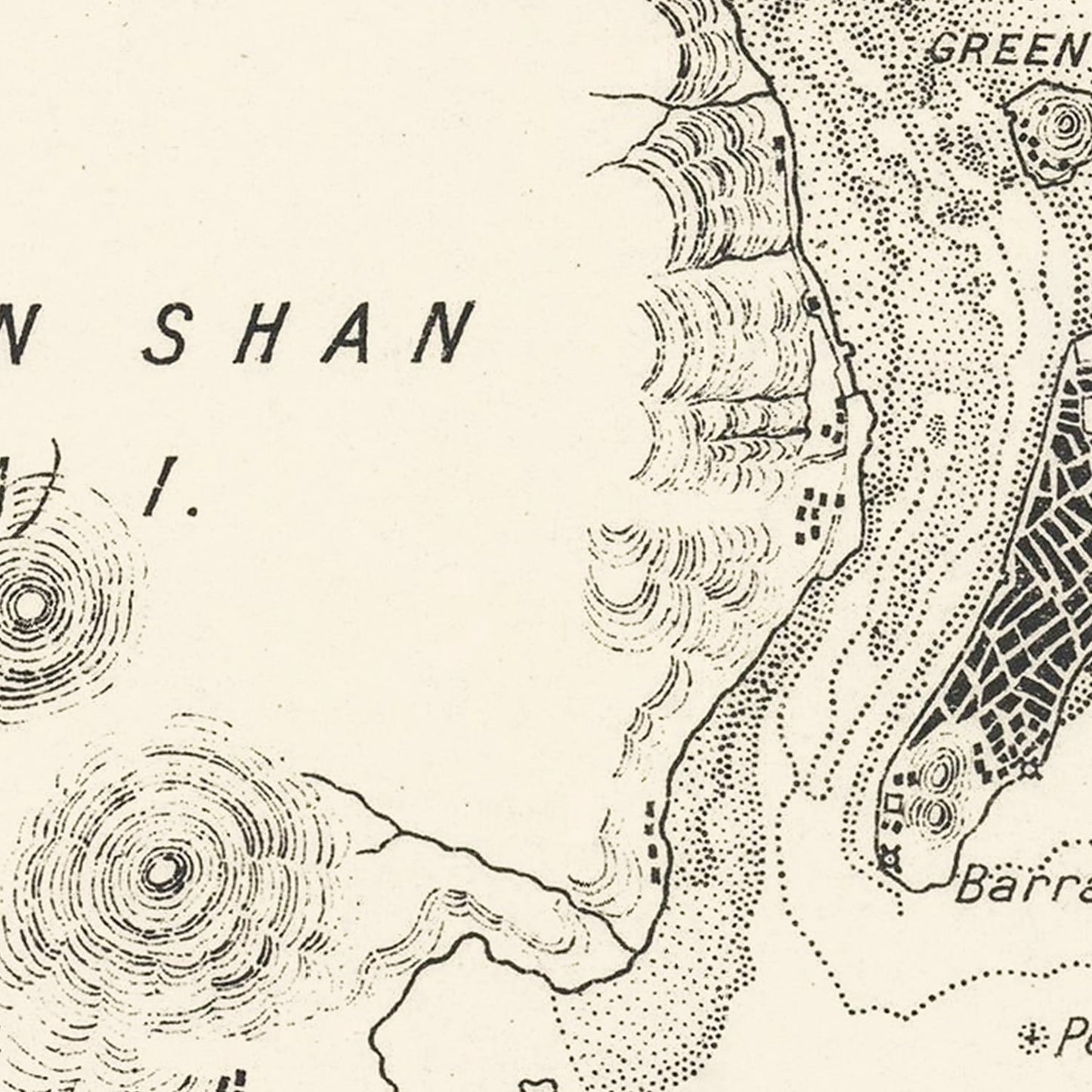 Vintage Macao Map, 1918