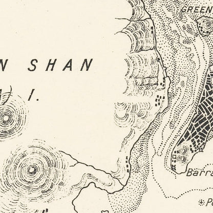 Vintage Macao Map, 1918