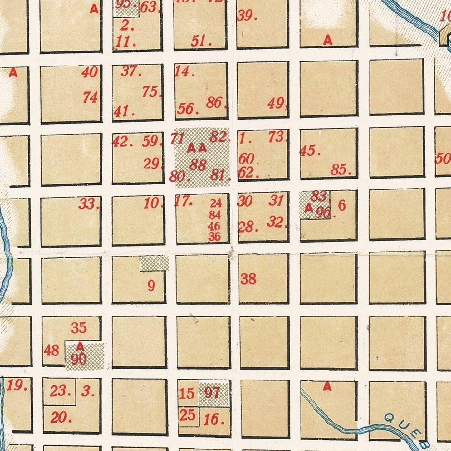 Vintage Map of Caracas, Venezuela, 1810