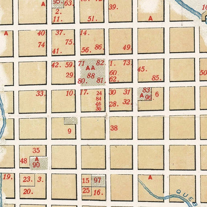 Vintage Map of Caracas, Venezuela, 1810