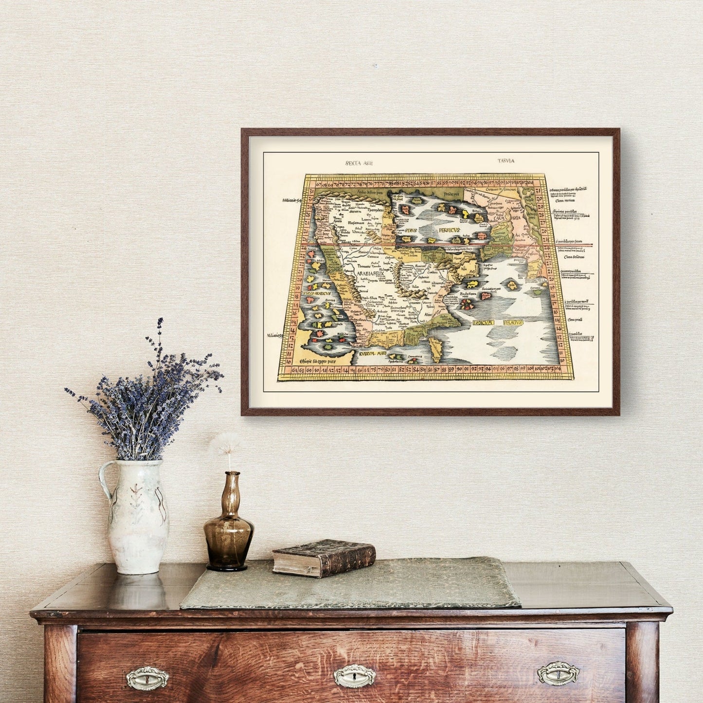 Vintage Map of Arabia, 1513