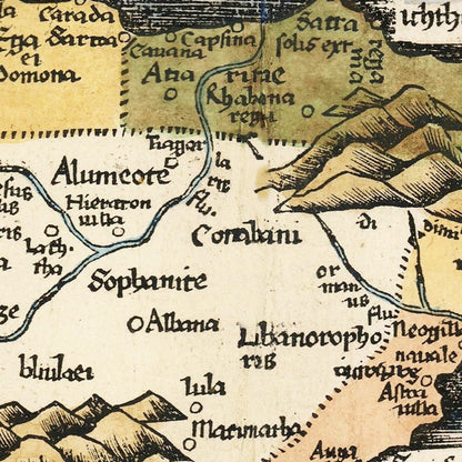 Vintage Map of Arabia, 1513