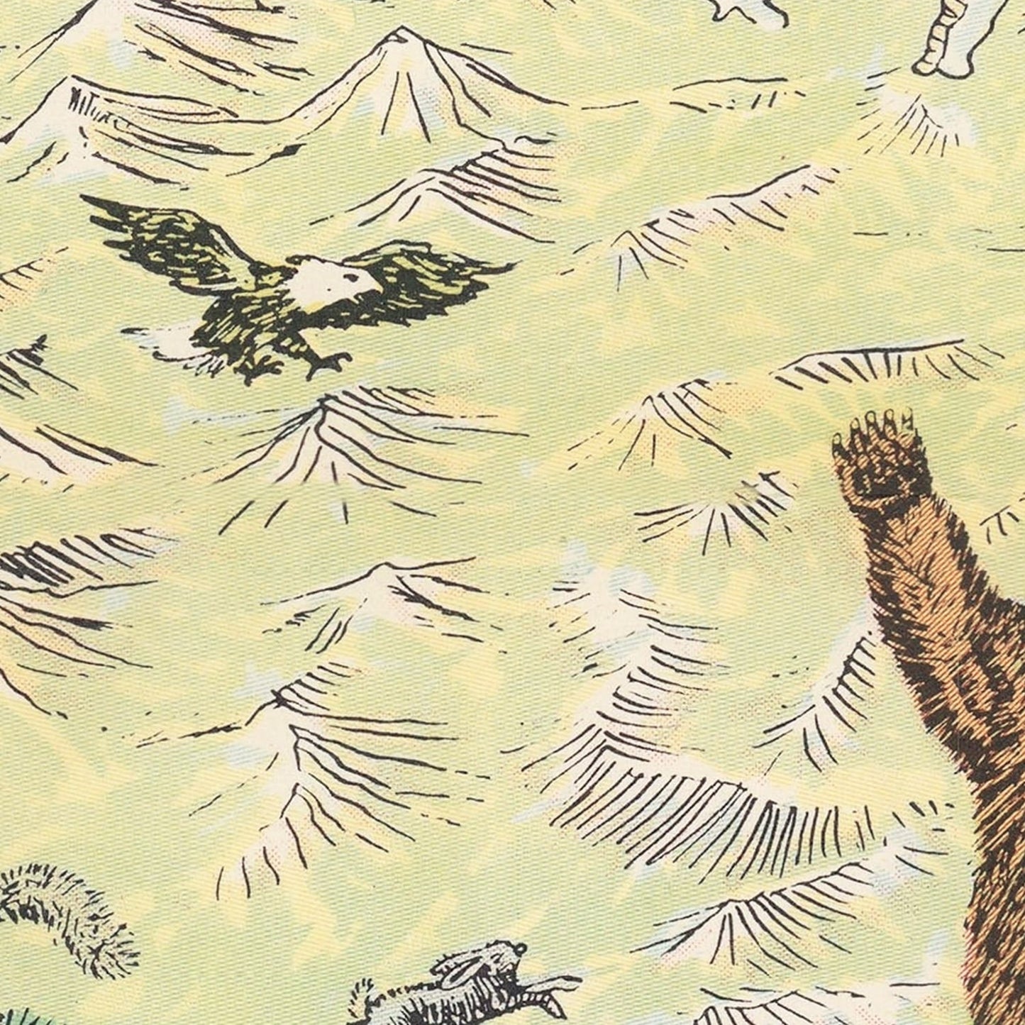 Vintage Kodiak Island, Alaska Map, 1948