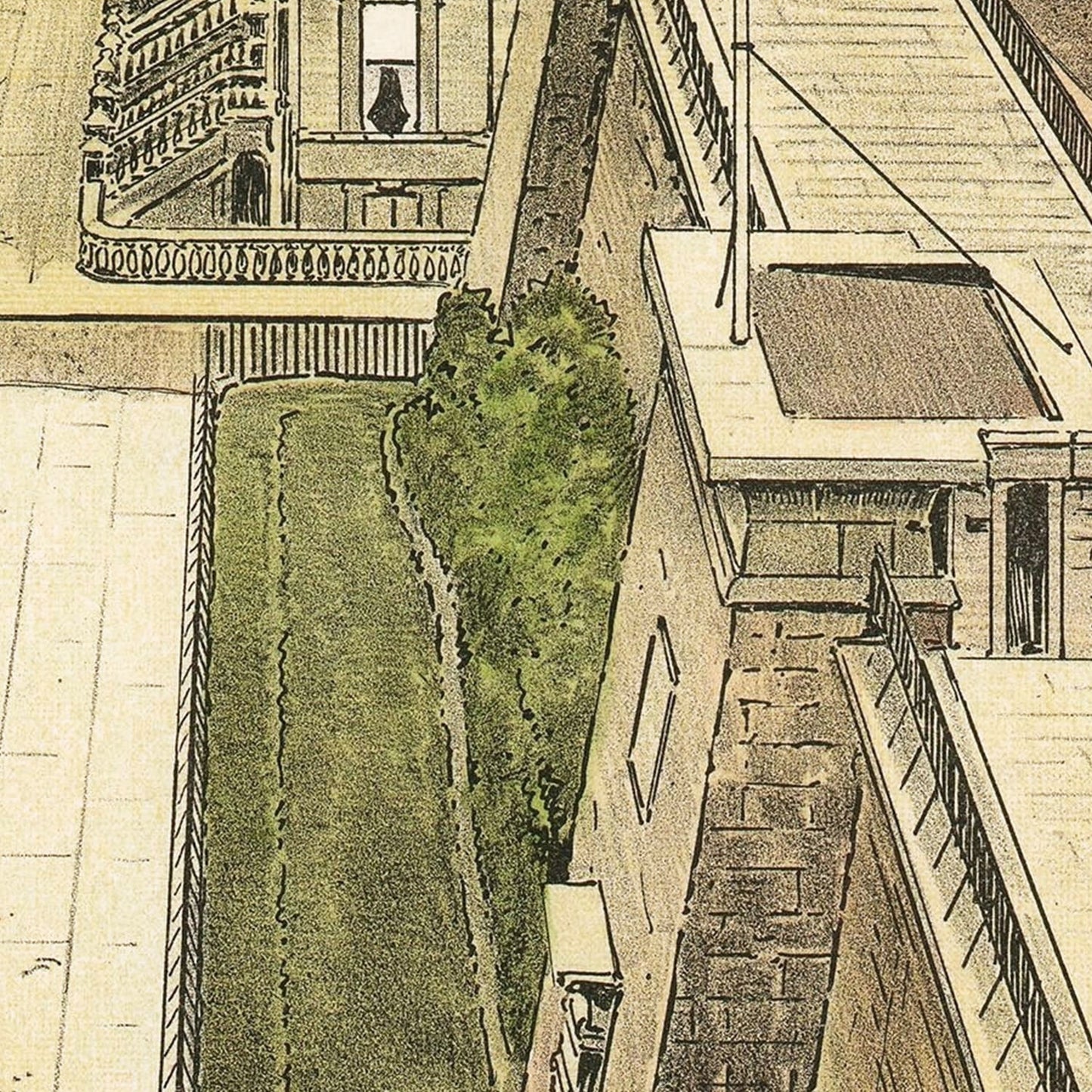 Vintage Map of Murray Hill, New York City, 1879