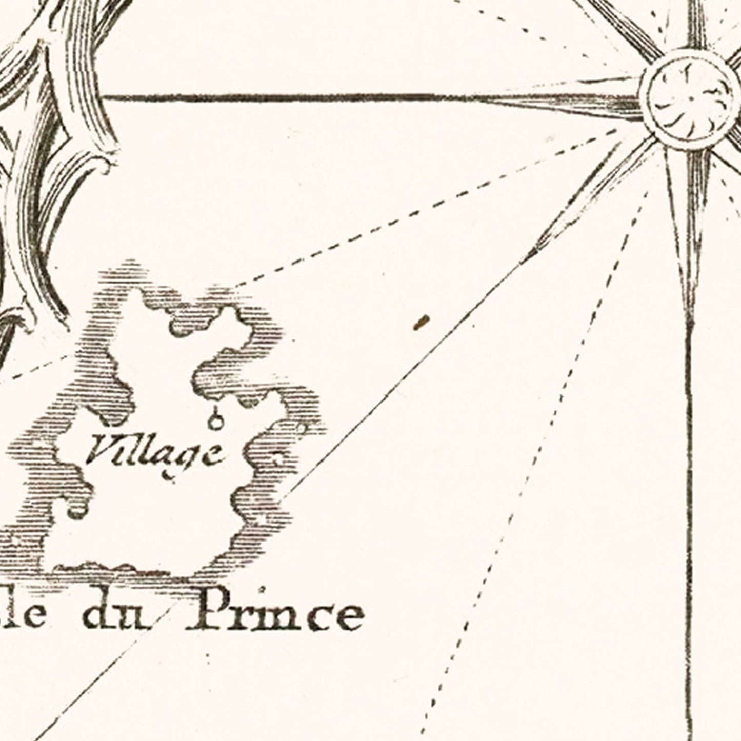Vintage Gulf of Guinea Map, 1754