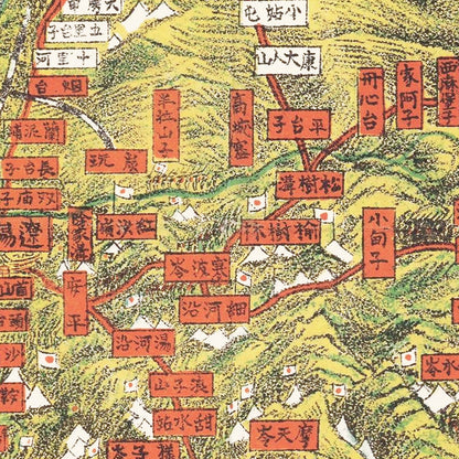 Vintage Liaodong Peninsula Map, 1904