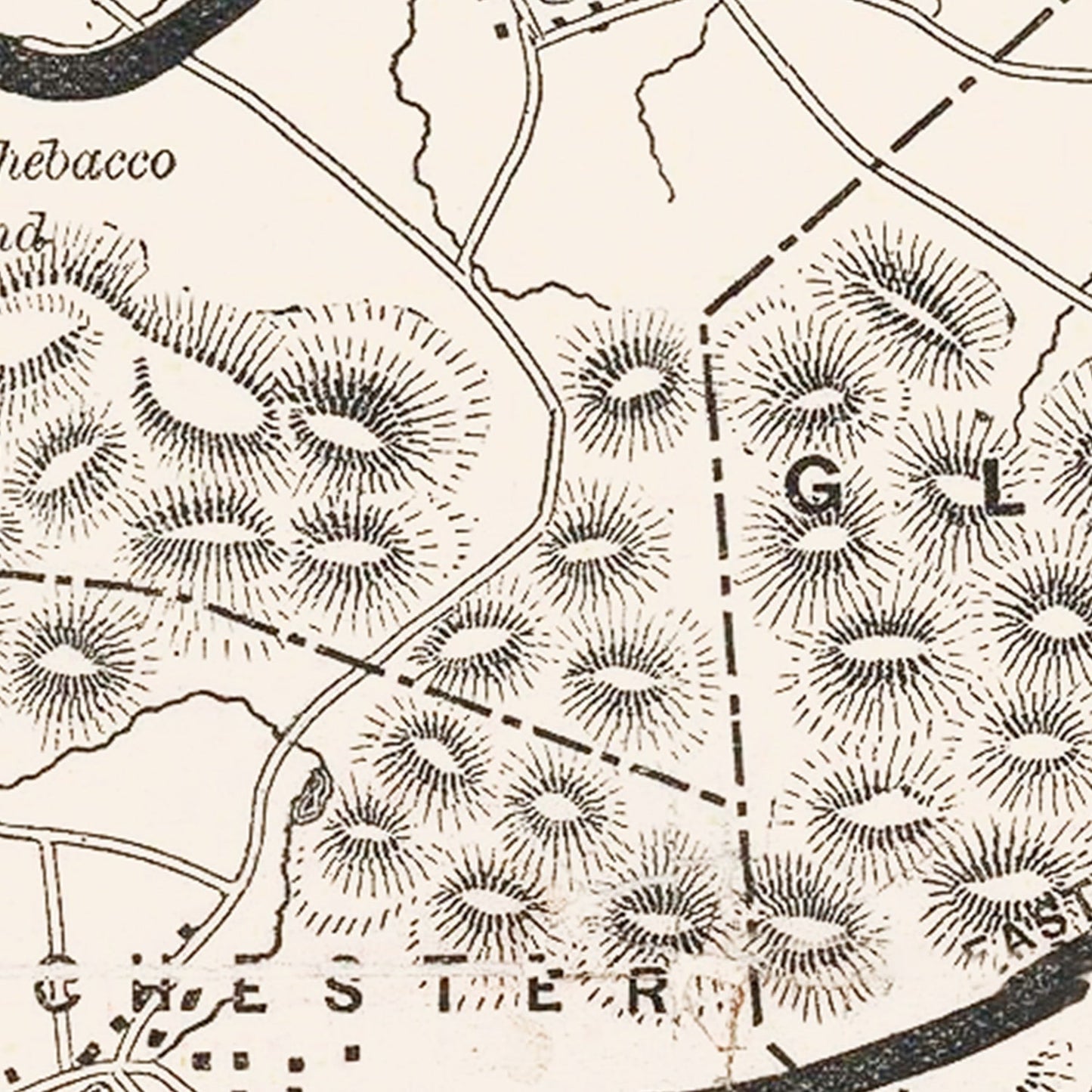 Vintage Map of Cape Ann, Massachusetts, 1889