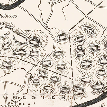 Vintage Map of Cape Ann, Massachusetts, 1889