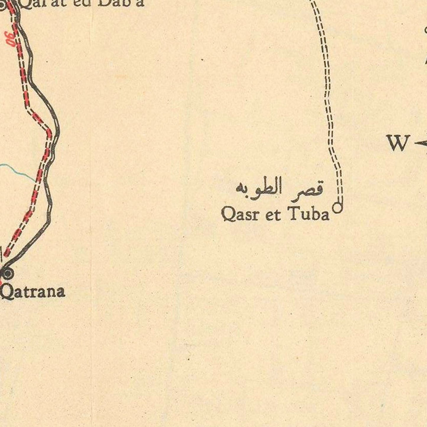 Vintage Hashemite Kingdom of Jordan Map, 1955