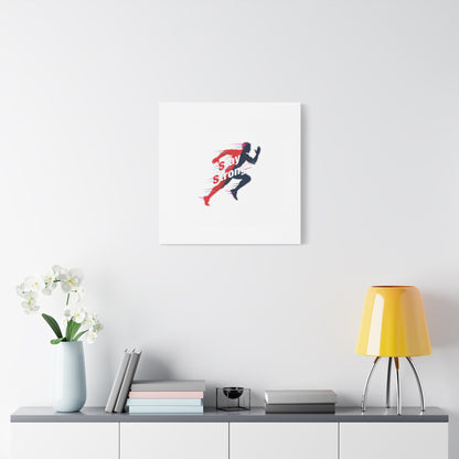 Stay Strong Runner Gym Canvas Wall Art