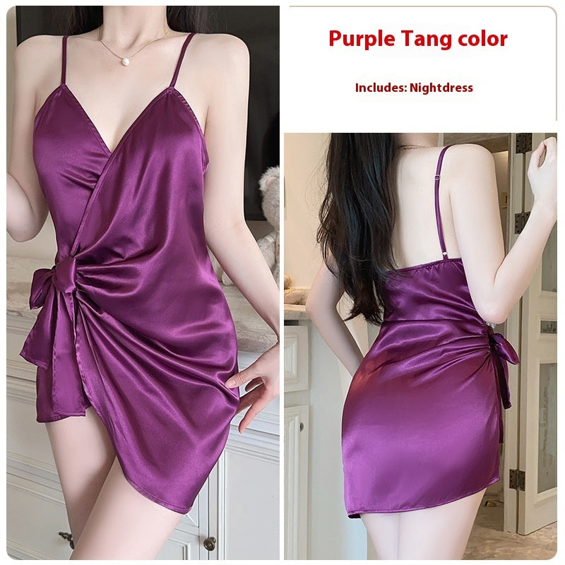 Lace Up Slim Fit Slimming Pajamas – Turn Every Night into a Luxe Escape