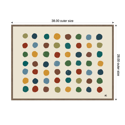 Meditation No. 3 by Kelly Knaga Framed Canvas Wall Art Print