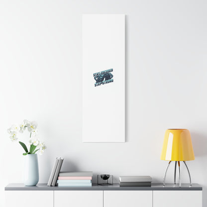 Stay Focused Stay Strong Gym Canvas Wall Art