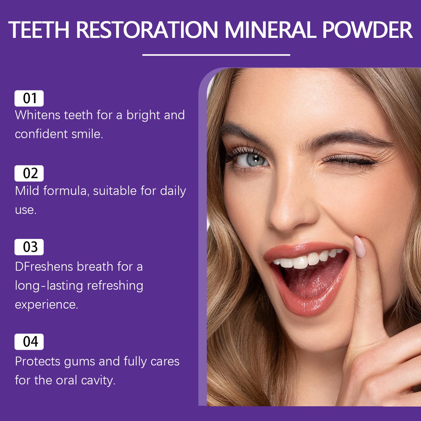 Teeth Restoration Mineral Powder – Brighten Your Smile Naturally
