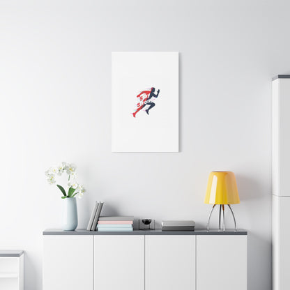 Stay Strong Runner Gym Canvas Wall Art