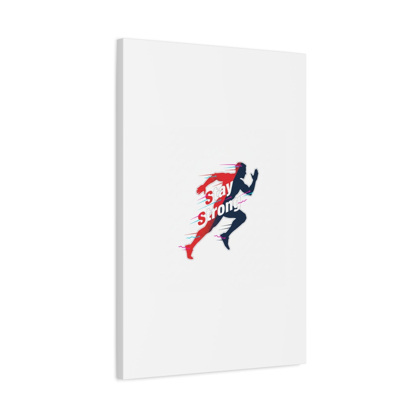 Stay Strong Runner Canvas | Fitness Motivation, Gym Wall Art
