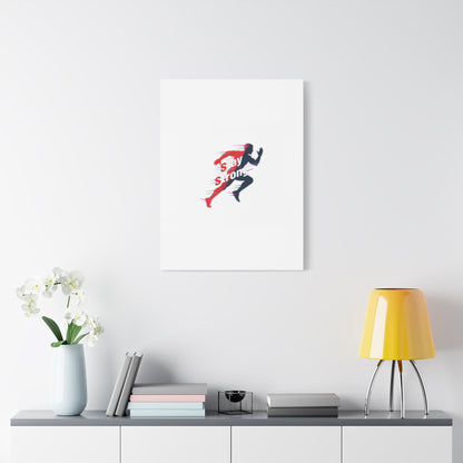 Stay Strong Runner Gym Canvas Wall Art