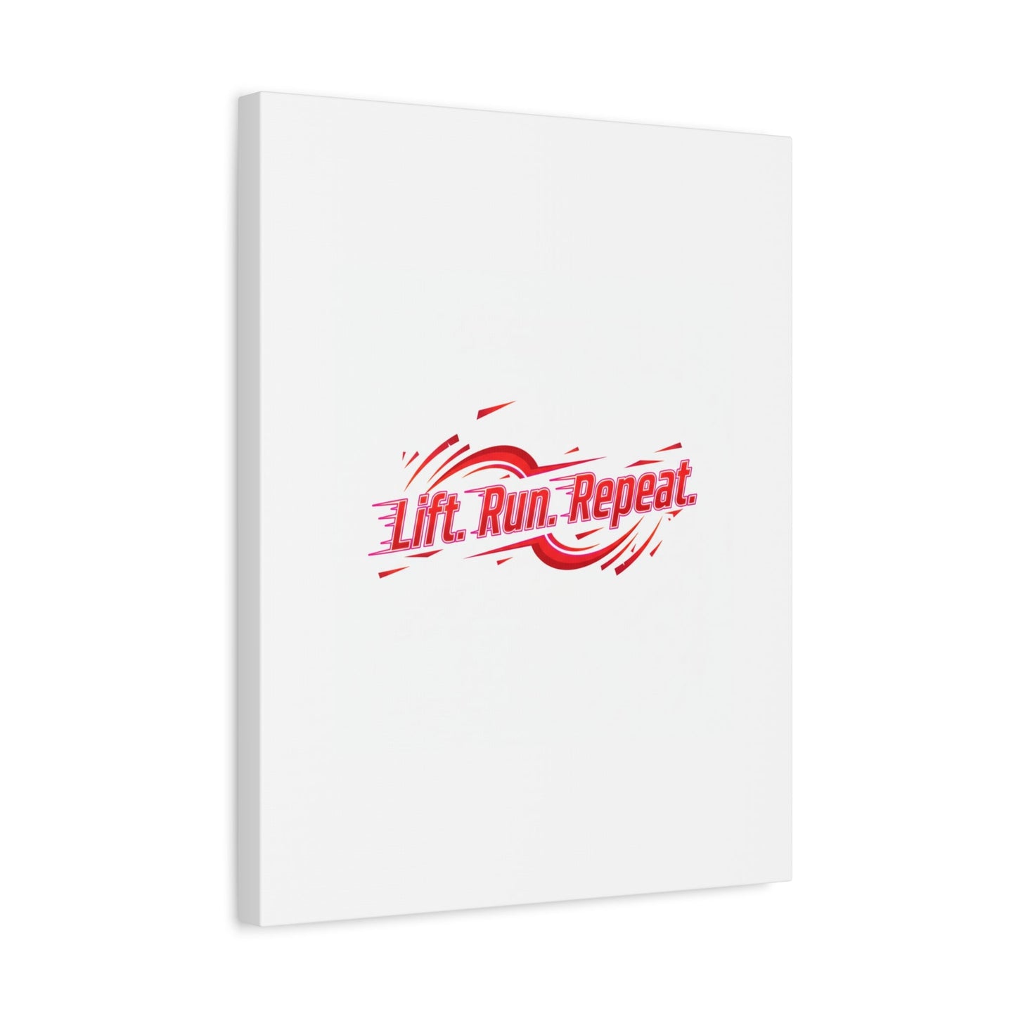 Lift Run Repeat Canvas | Fitness Wall Art, Gym Motivation