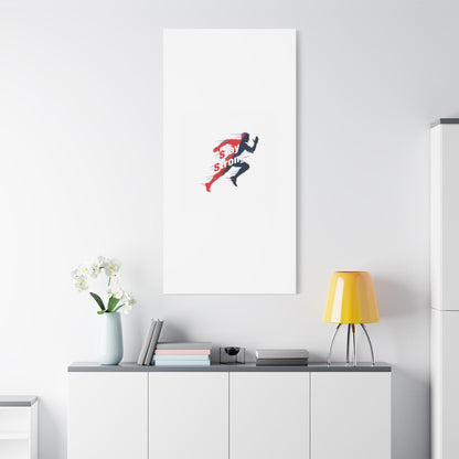 Stay Strong Runner Gym Canvas Wall Art