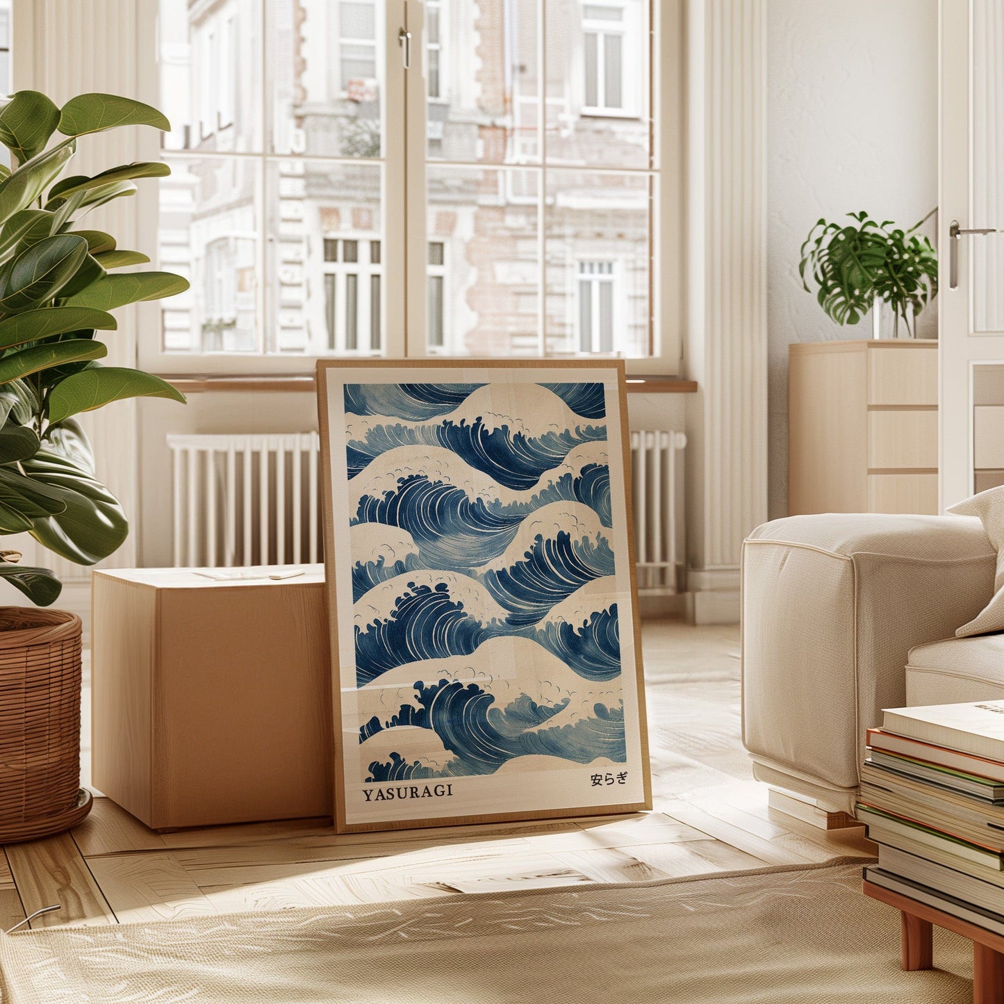 Japanese Wave Print Ukiyo-e Ocean Wall Art