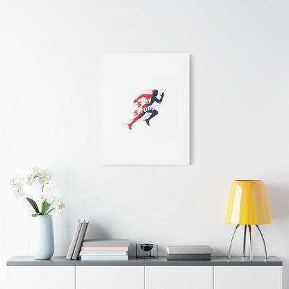 Stay Strong Runner Gym Canvas Wall Art