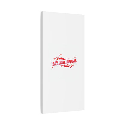 Lift Run Repeat Gym Motivation Canvas Wall Art